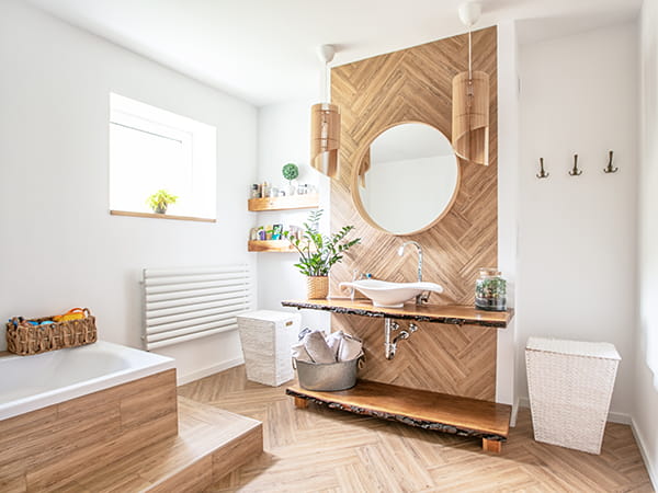 Luxury bathroom renovation completed by New Jersey home renovation contractors