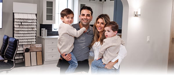 Family owned New Jersey home remodeling contractor at the DG renovation showroom