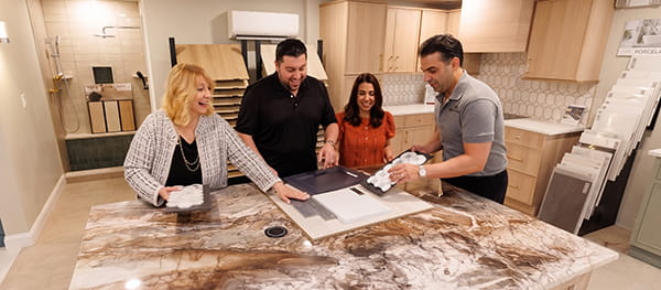 New Jersey home remodeling contractors guiding homeowners through a renovation project