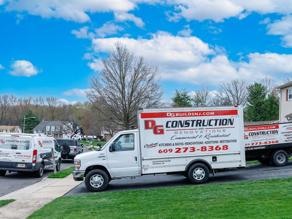 Residential remodeling contractors completing a custom home renovation project in New Jersey